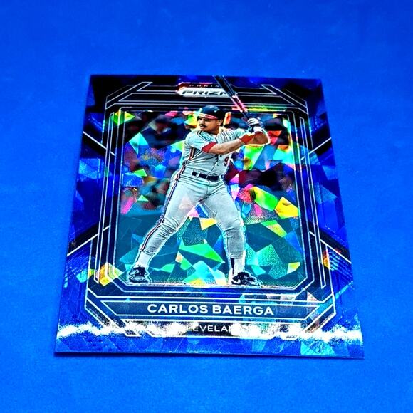 2023 Panini Prizm - Carlos Baerga #236 Blue Ice Prizm - Picture 7 of 8